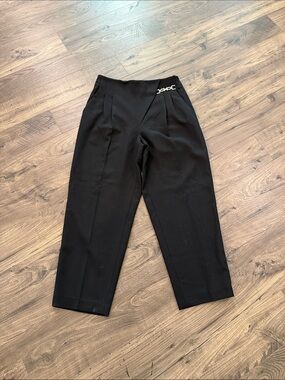 Exquise Black Ankle Length Dress Pants